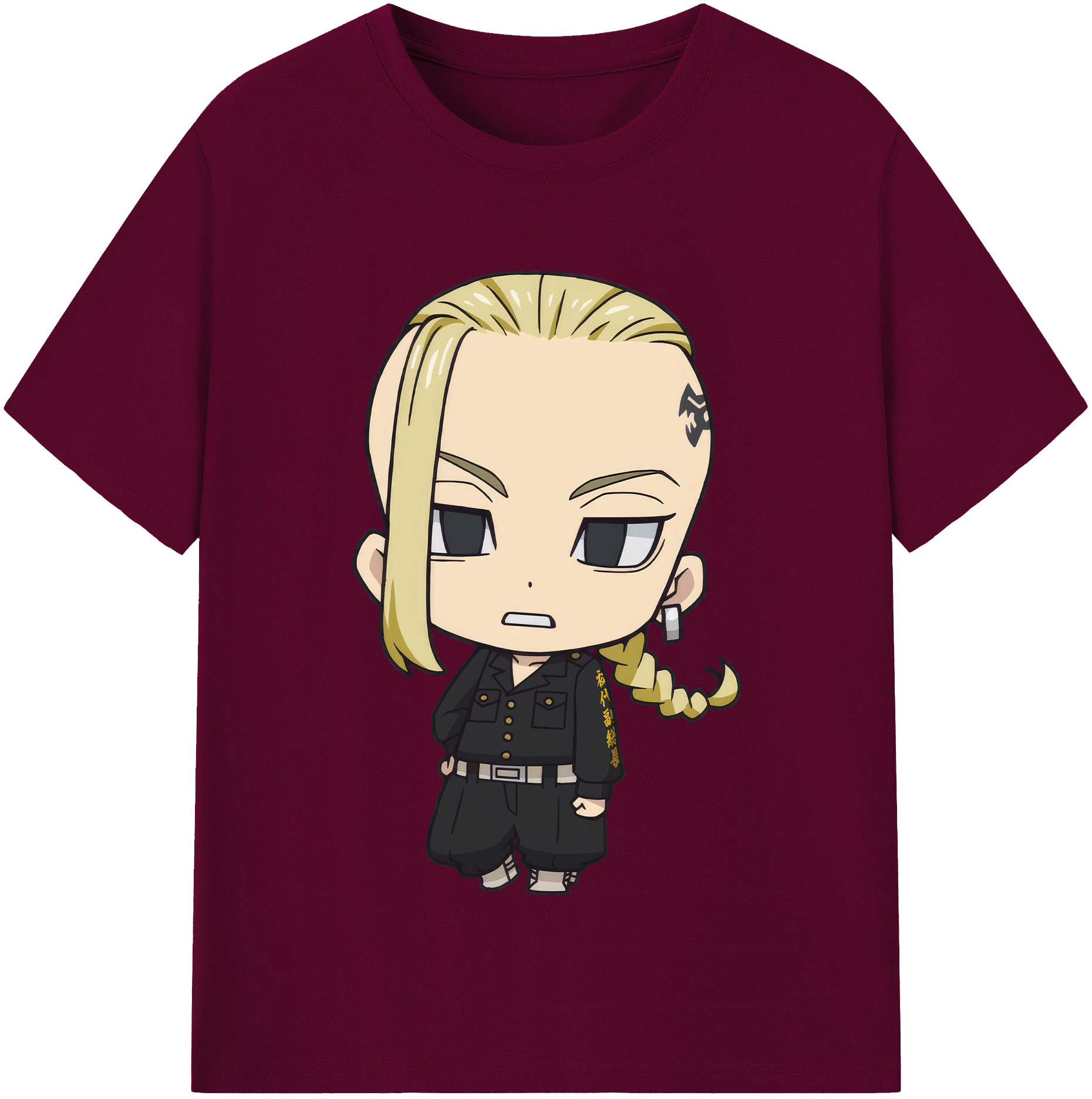 （画像用） 東京リベンジャーズ Tokyo Revengers レディースカジュアルプリントTシャツ（綿100％）